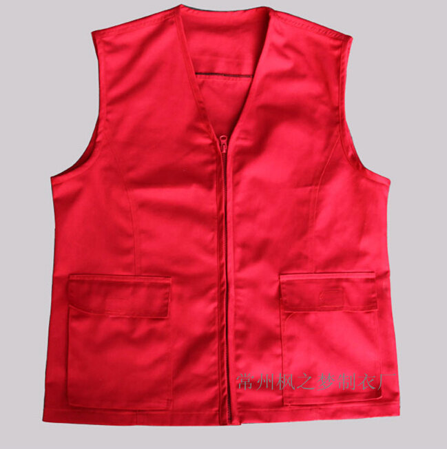 马夹工作服